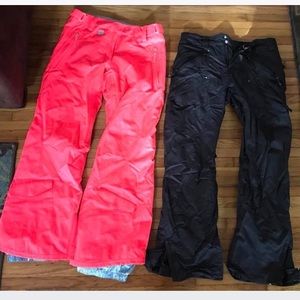 Neon Pink - Snowboard pants.
